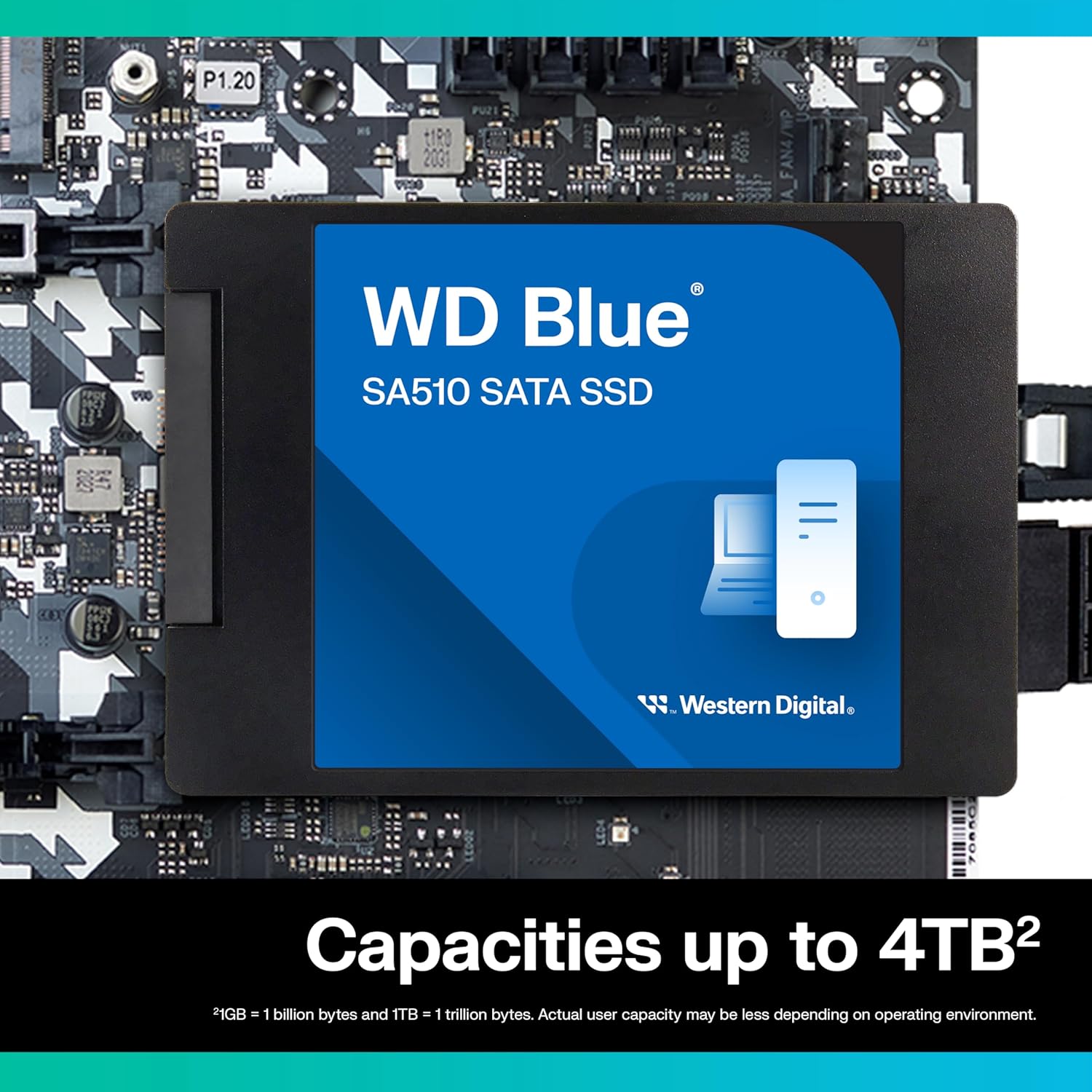 WD Blue SA510 4TB SATA SSD | 2.5” Internal