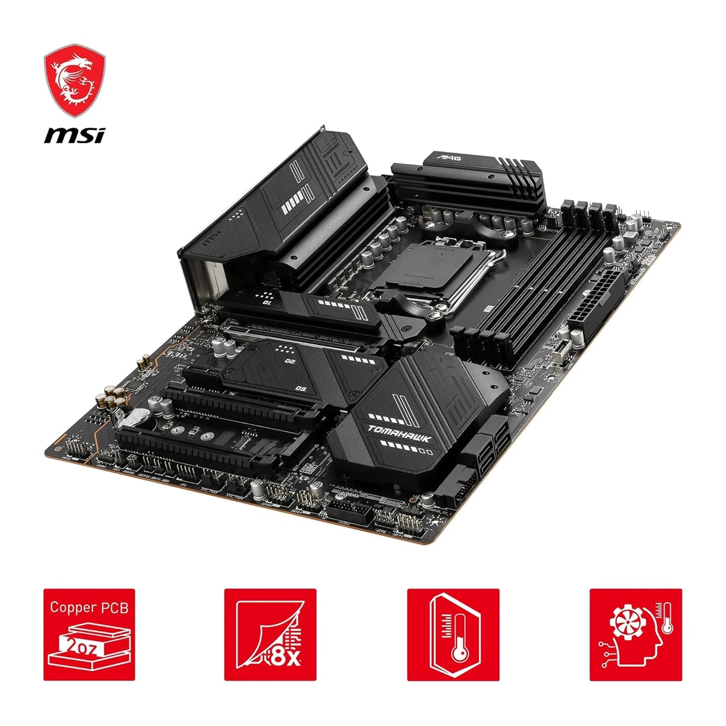 MSI MAG X670E Tomahawk WiFi Motherboard – ATX | AM5 | DDR5