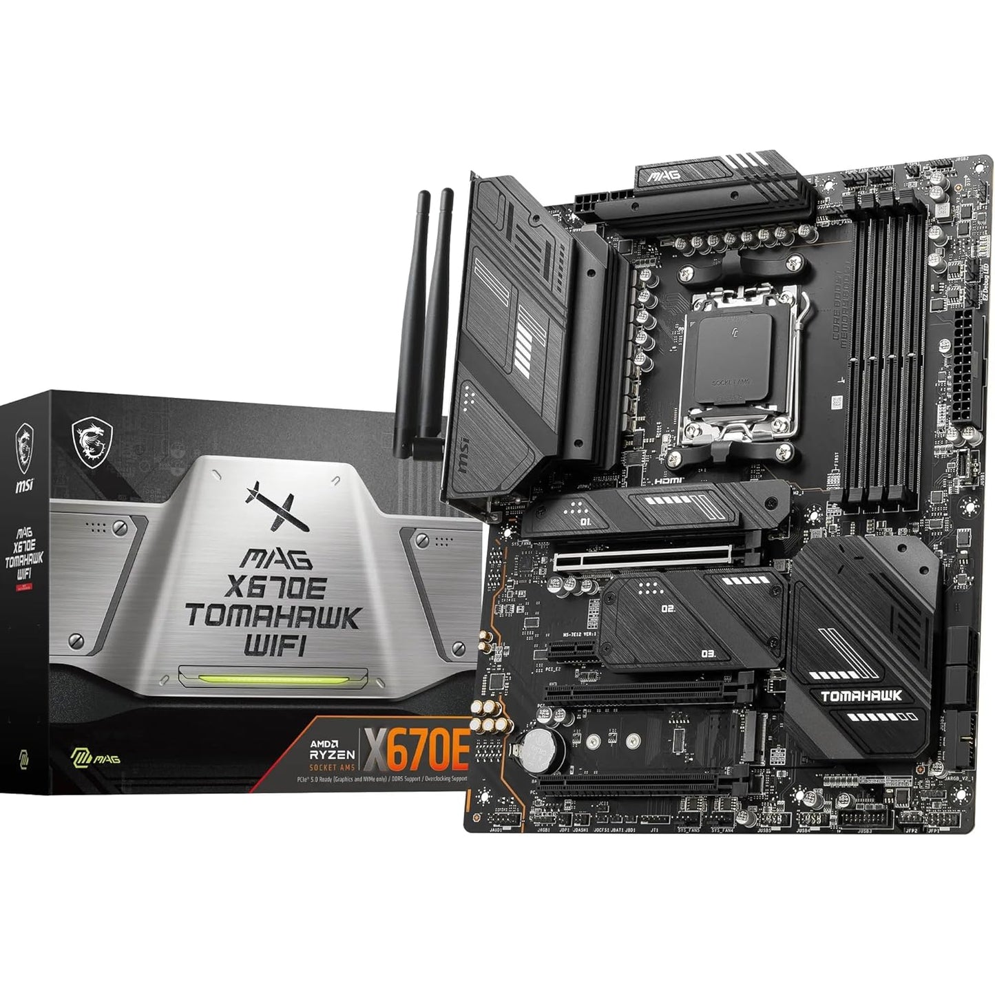 MSI MAG X670E Tomahawk WiFi Motherboard – ATX | AM5 | DDR5