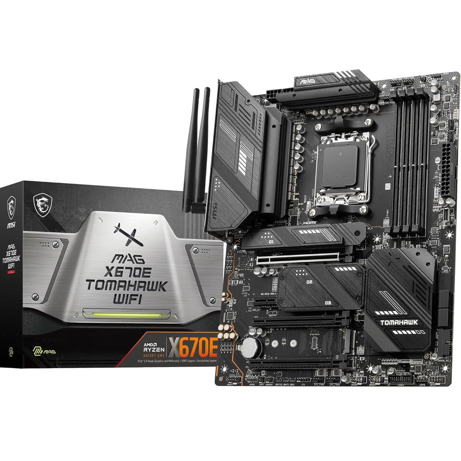 MSI MAG X670E Tomahawk WiFi Motherboard – ATX | AM5 | DDR5
