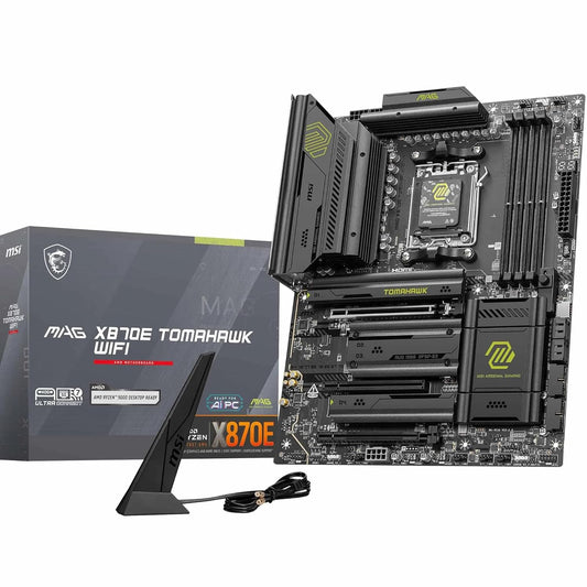 MSI MAG X870E Tomahawk WiFi Motherboard – ATX | AM5 | DDR5 8400+ MT/s