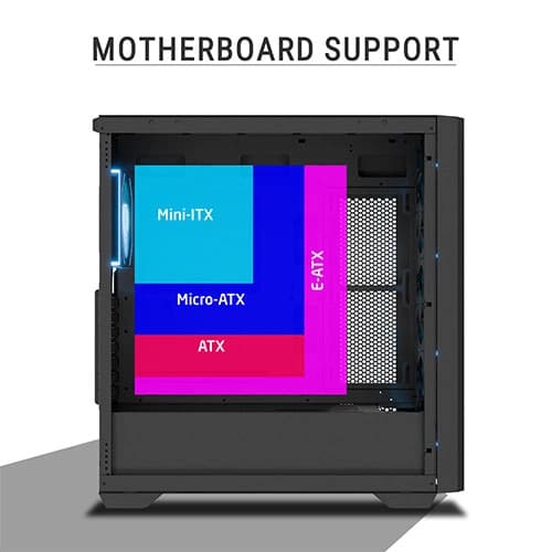 Ant Esports AQUA 360 4F ARGB E-ATX Mid Tower Case
