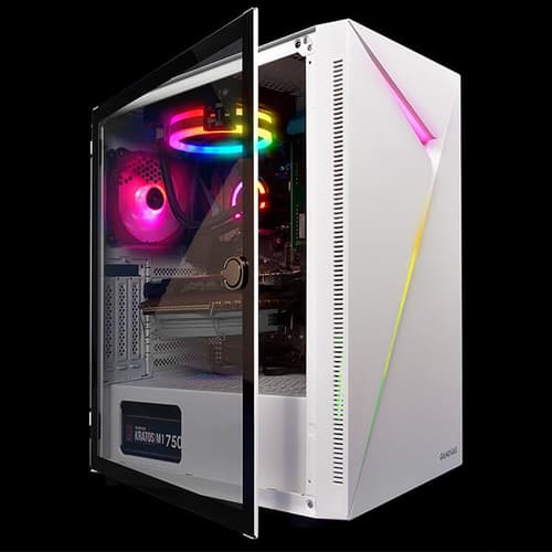 Gamdias Argus E4 Elite RGB White ATX Mid Tower Case