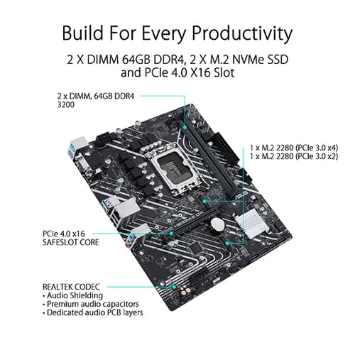 PRIME H610ME-DDR4 CSM ASUS