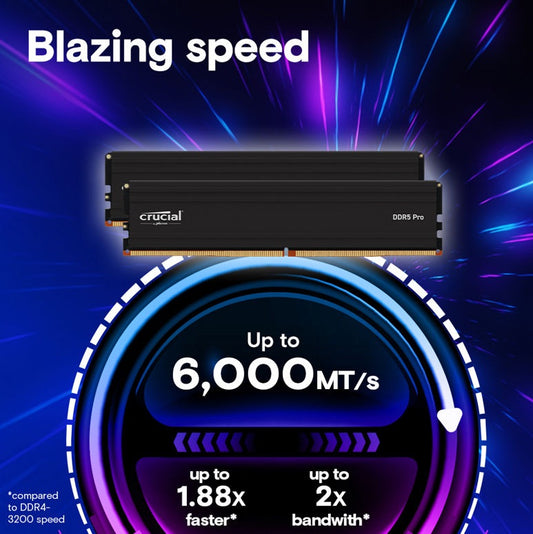 16GB DDR5 CRUCIAL 5600MHZ PRO