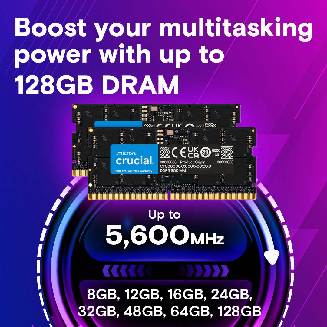 8GB DDR5 CRUCIAL LAP 4800