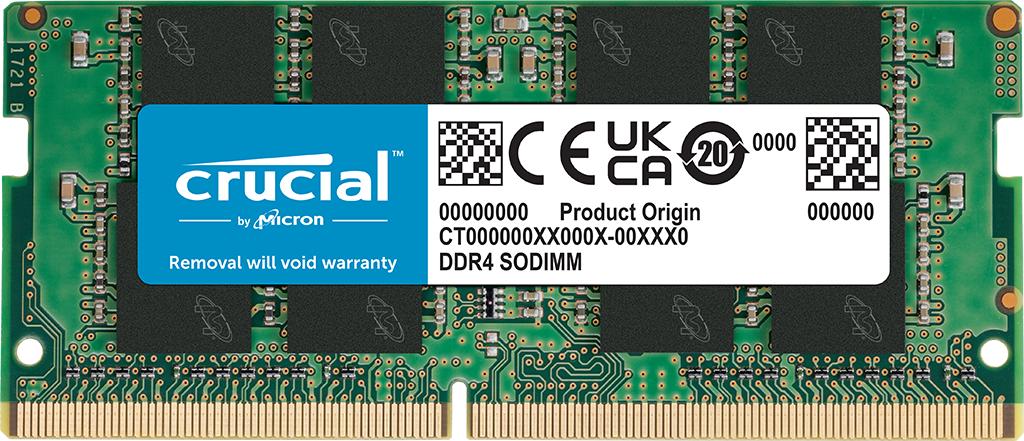 8GB DDR4 CRUCIAL 3200 MH NEW