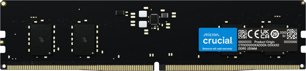 16GB DDR5 CRUCIAL 4800MHZ LAPTOP D