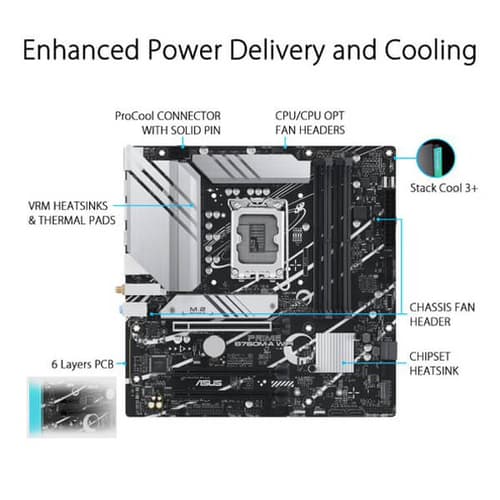 B760 MA WIFI PRIME ASUS MB DDR-5