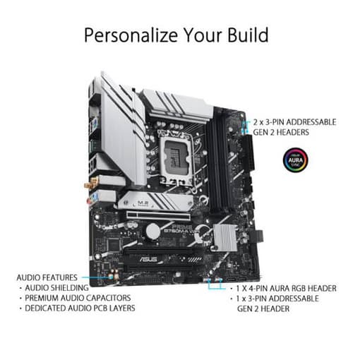 B760 MA WIFI PRIME ASUS MB DDR-5
