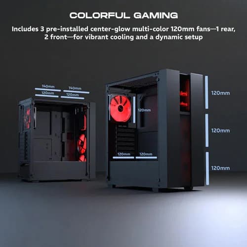 The Dawg V 350 M‑ATX Mid Tower Case