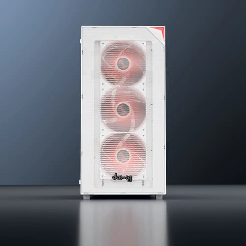 Dawg X 440 ARGB White ATX Mid Tower Case