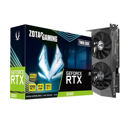 ZOTAC Gaming GeForce RTX 3060 Twin Edge 12GB GDDR6 Graphics Card
